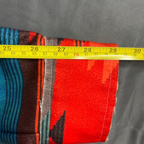 Southwestern Shirt Jacket Fits Size Medium No Tags Handmade Boho Print Cotton - Picture 10 of 12